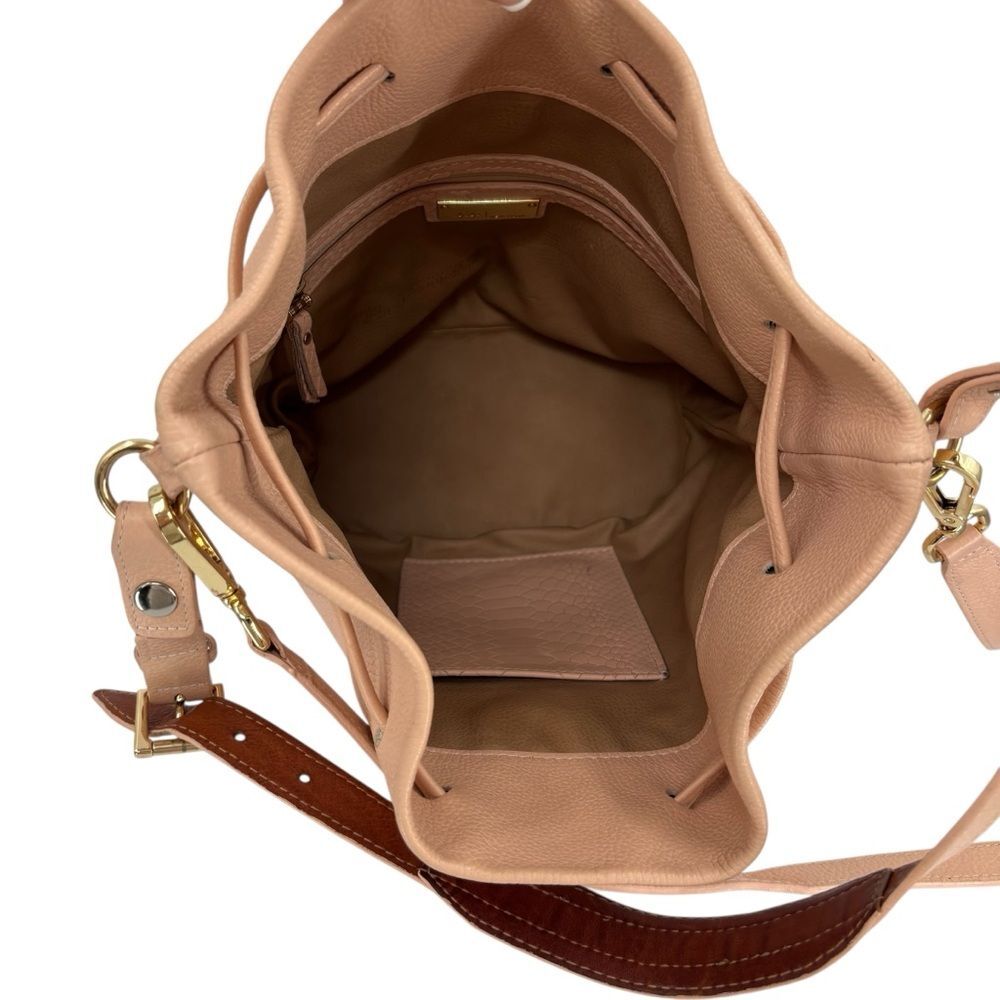 Gigi New York Jenn Tassel Bucket Bag Shoulder Crossbody - Picture 8 of 9